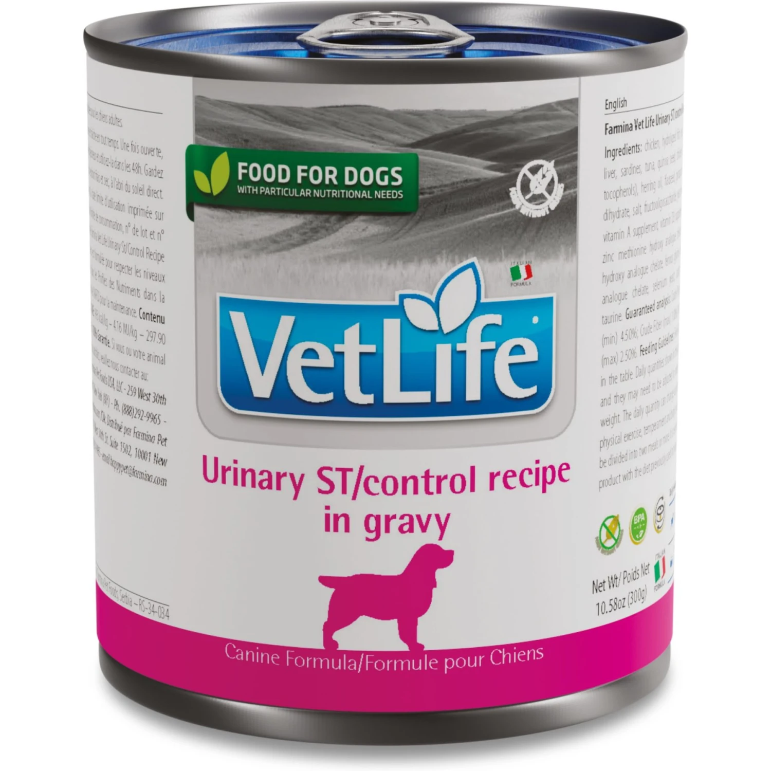 Farmina Vet Life Urinary ST/Control Recipe In Gravy Wet Dog Food 1 Farmina Vet Life Urinary ST/Control Recipe In Gravy Wet Dog Food