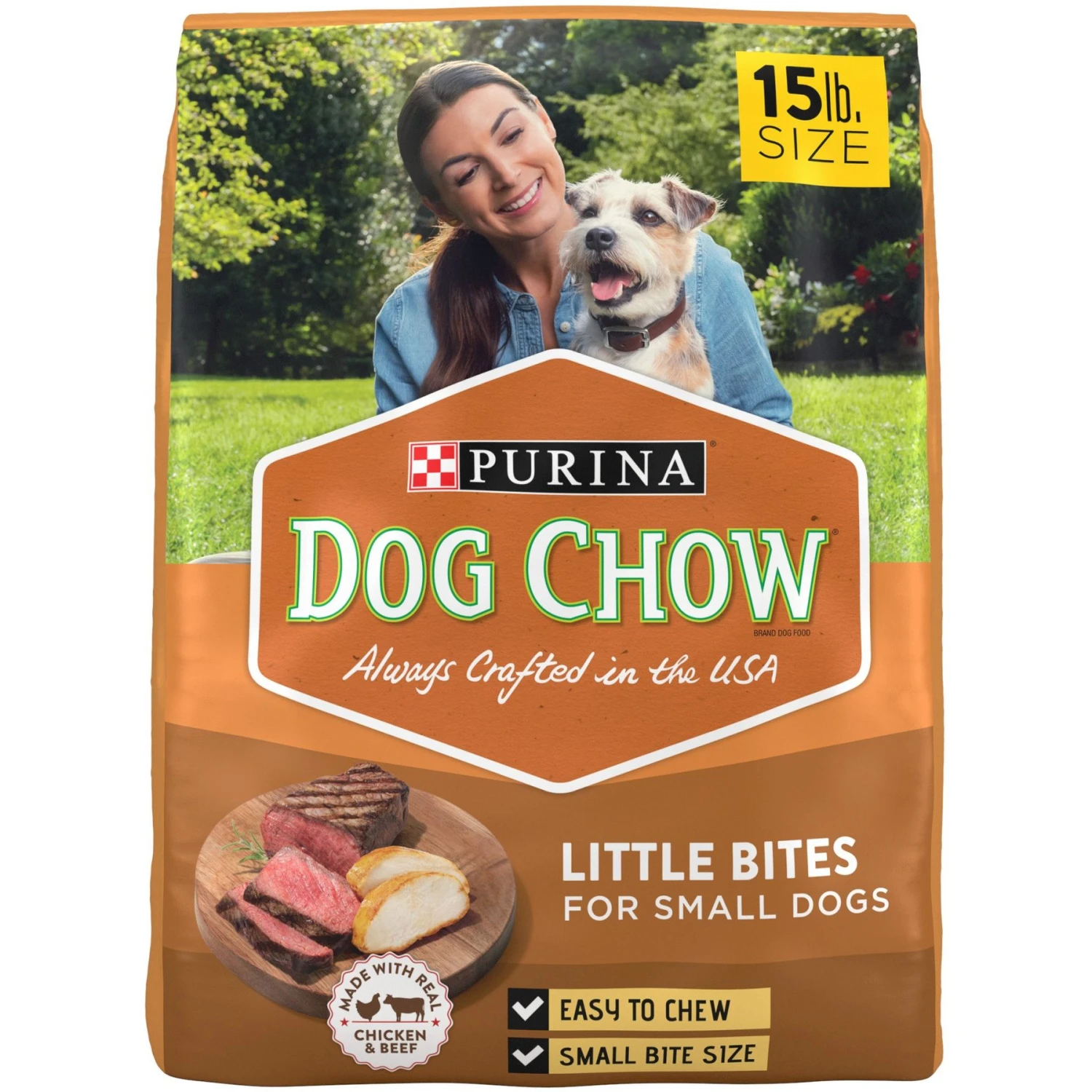 Dog Chow Adult Little Bites With Real Chicken & Beef Small Breed Dry Dog Food 1 Dog Chow Adult Little Bites With Real Chicken & Beef Small Breed Dry Dog Food