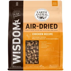 Earth Animal Wisdom Air-Dried Chicken Recipe Premium Natural Dog Food, 2-lb Bag