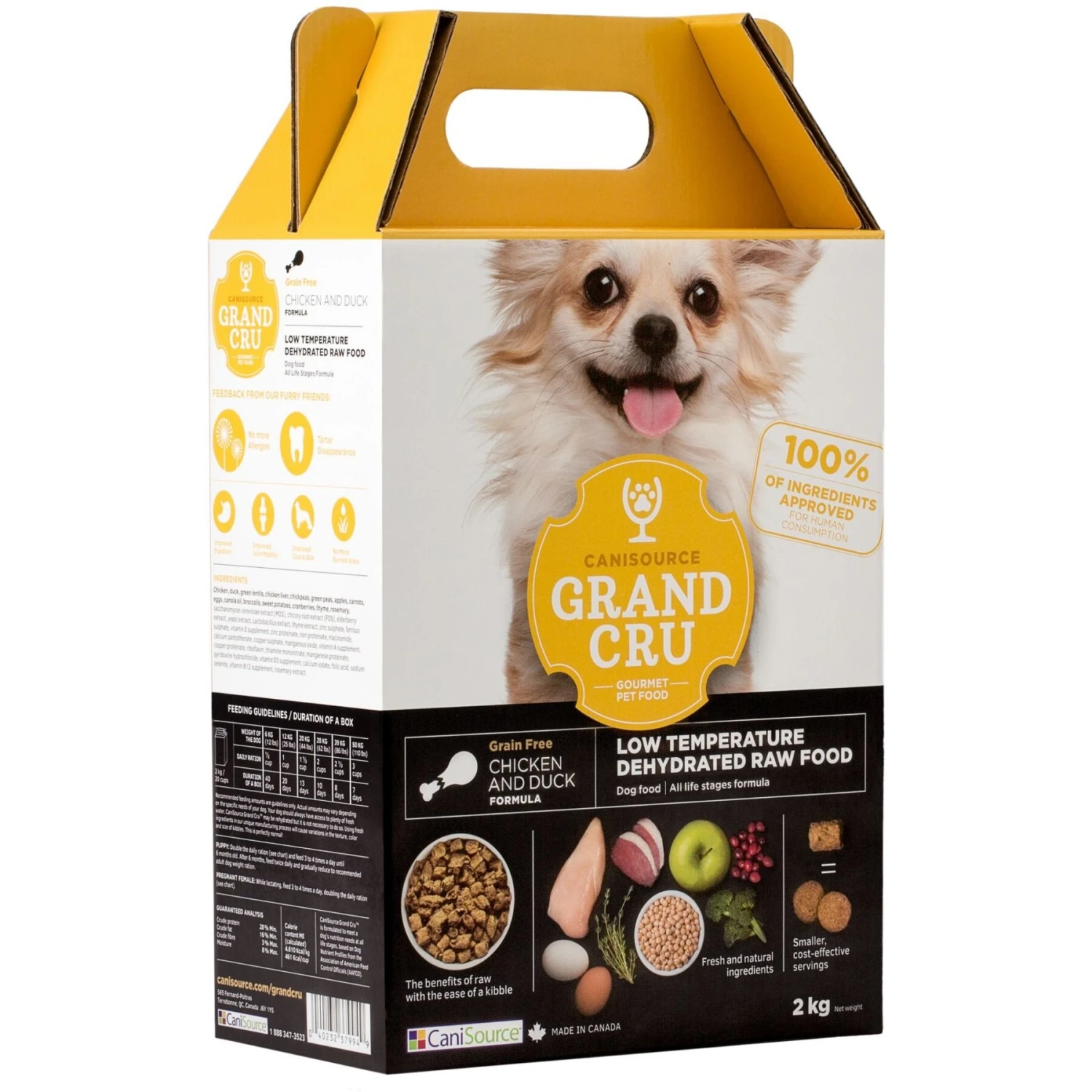 Canisource Grand Cru Grain-Free Chicken & Duck Dehydrated Dog Food 1 Canisource Grand Cru Grain-Free Chicken & Duck Dehydrated Dog Food