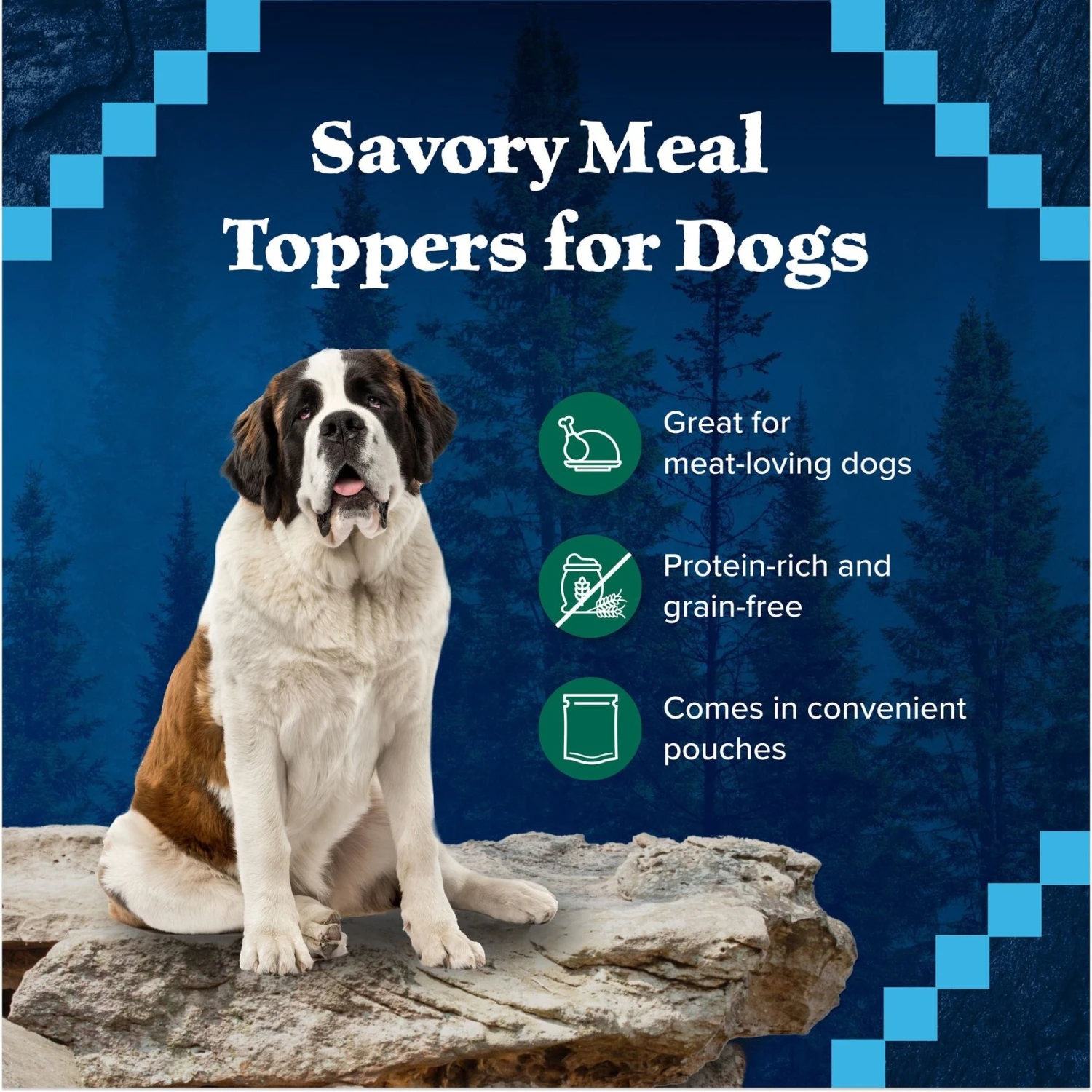 Blue Buffalo Wilderness Trail Toppers Wild Cuts Chunky Duck Bites In Hearty Gravy Grain-Free Dog Food Topper 4 Blue Buffalo Wilderness Trail Toppers Wild Cuts Chunky Duck Bites In Hearty Gravy Grain-Free Dog Food Topper - Image 4