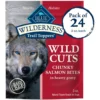Blue Buffalo Wilderness Trail Toppers Wild Cuts Chunky Salmon Bites In Hearty Gravy Grain-Free Dog Food Topper