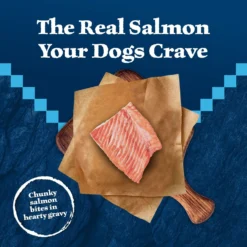 Blue Buffalo Wilderness Trail Toppers Wild Cuts Chunky Salmon Bites In Hearty Gravy Grain-Free Dog Food Topper 9 Blue Buffalo Wilderness Trail Toppers Wild Cuts Chunky Salmon Bites In Hearty Gravy Grain-Free Dog Food Topper -Pawsphoria Sales Store 84138 PT2. AC SS1800 V1646795191