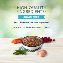 Blue Buffalo Freedom Senior Chicken Recipe Grain-Free Canned Dog Food -Pawsphoria Sales Store 84150 PT3. AC SS1800 V1585084655