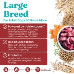Solid Gold Nutrient Boost Wolf King Bison & Brown Rice Recipe With Sweet Potato Adult Dry Dog Food -Pawsphoria Sales Store 841846 PT3. AC SS1800 V1695999561
