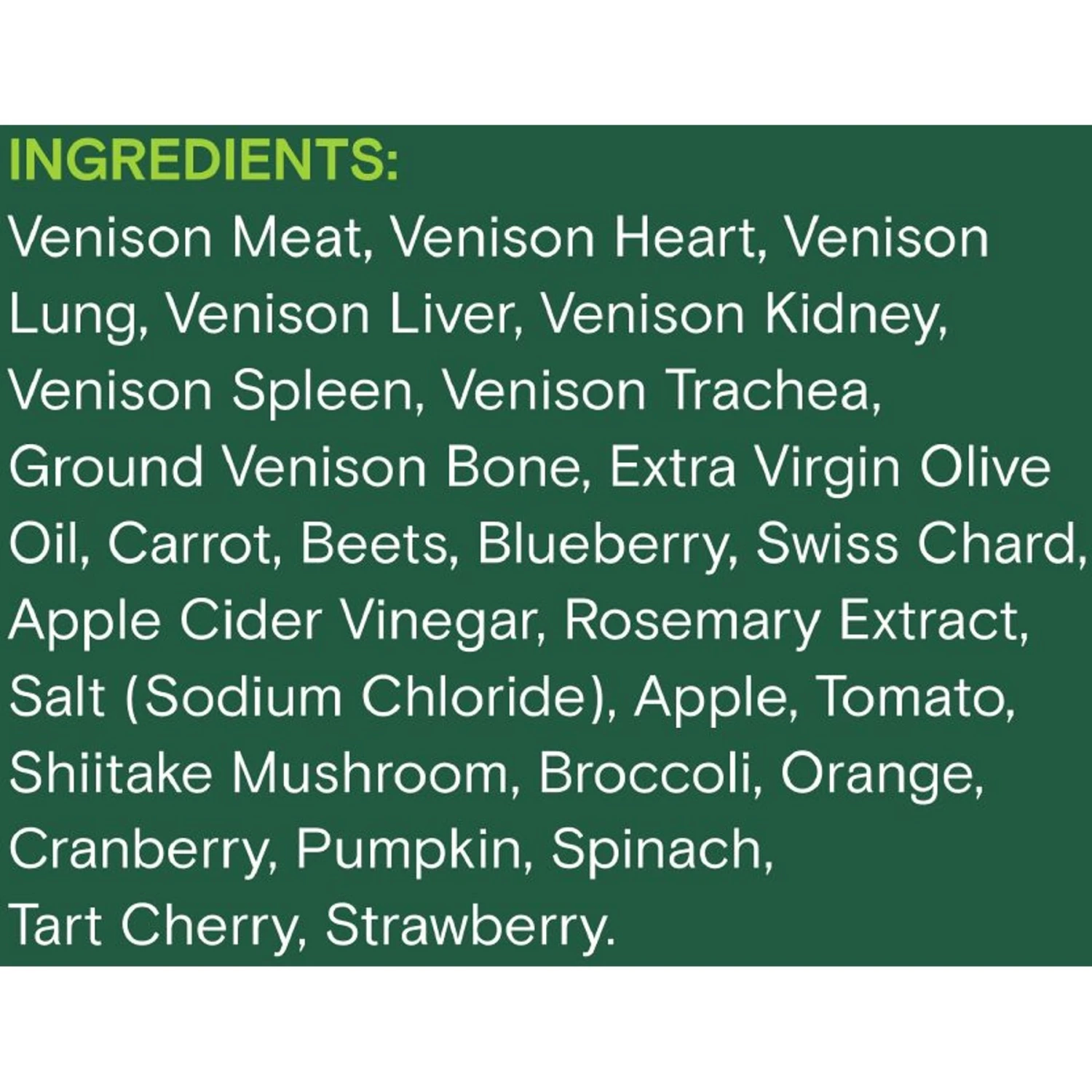 Huntaway Frozen Wild Venison Raw Dog Food, 3-lb Bag, Case Of 3 2 Huntaway Frozen Wild Venison Raw Dog Food, 3-lb Bag, Case Of 3 - Image 2