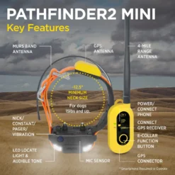 Dogtra PATHFINDER2 Mini Dog Tracking & Training System 9 Dogtra PATHFINDER2 Mini Dog Tracking & Training System -Pawsphoria Sales Store 842318 PT2. AC SS1800 V1682529372