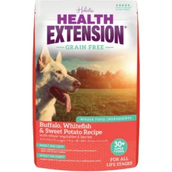 Health Extension Grain-Free Buffalo & Whitefish Recipe Dry Dog Food