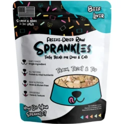 Sprankles Beef Liver Grain-Free Freeze-Dried Dog & Cat Treats