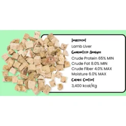 Sprankles Lamb Liver Grain-Free Freeze-Dried Dog & Cat Treats -Pawsphoria Sales Store 842942 PT7. AC SS1800 V1683815687