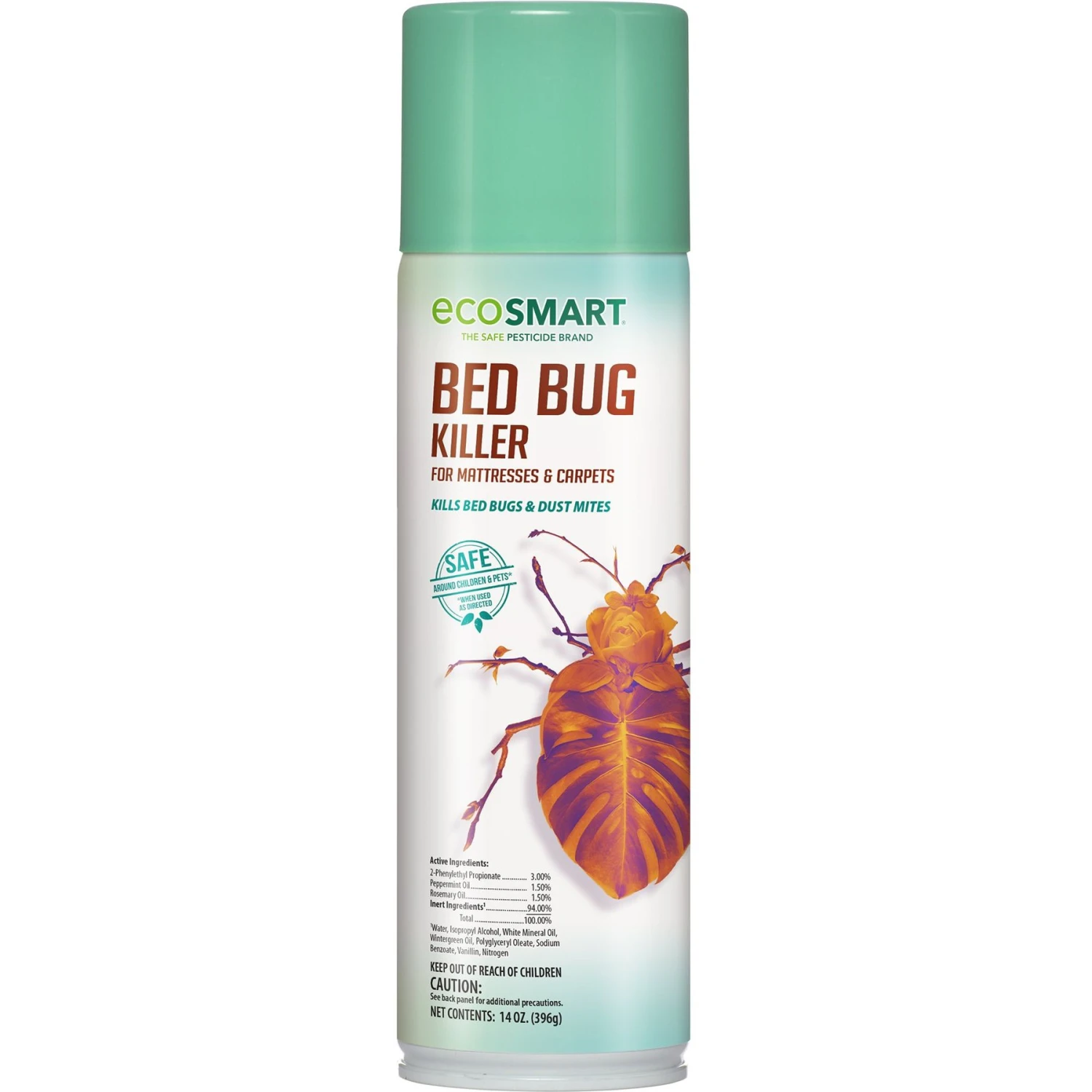 EcoSMART Bed Bug Spray For Matt & Carpet, 14-oz Bottle 1 EcoSMART Bed Bug Spray For Matt & Carpet, 14-oz Bottle