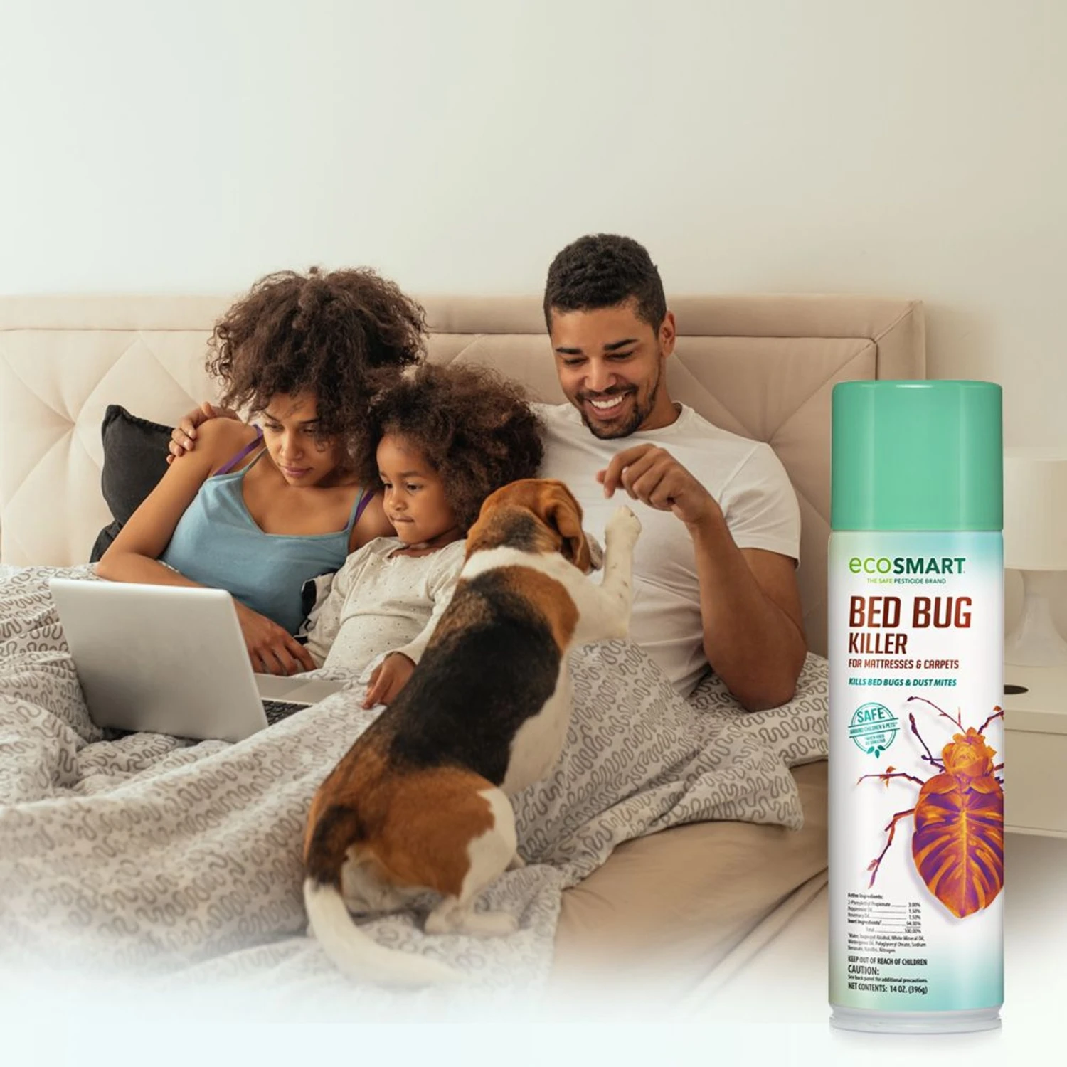 EcoSMART Bed Bug Spray For Matt & Carpet, 14-oz Bottle 3 EcoSMART Bed Bug Spray For Matt & Carpet, 14-oz Bottle - Image 3