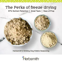 Herbsmith Smiling Dog Kibble Seasoning Freeze-Dried Duck With Oranges Dog Food Topper -Pawsphoria Sales Store 84495 PT4. AC SS1800 V1628800585