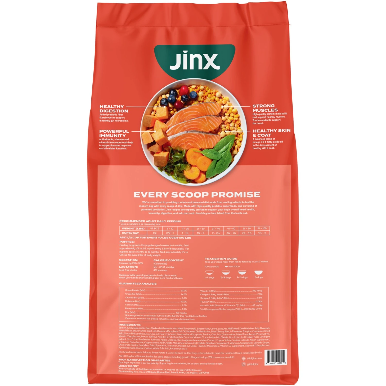 Jinx Salmon, Sweet Potato & Carrot ALS Kibble Dog Dry Food 8 Jinx Salmon, Sweet Potato & Carrot ALS Kibble Dog Dry Food - Image 8