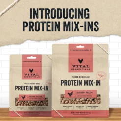 Vital Essentials Protein Mix-In Chicken Recipe Mini Nibs Grain-Free Freeze-Dried Raw Dog Food Topper 8 Vital Essentials Protein Mix-In Chicken Recipe Mini Nibs Grain-Free Freeze-Dried Raw Dog Food Topper -Pawsphoria Sales Store 846174 PT2. AC SS1800 V1685991119