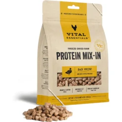 Vital Essentials Protein Mix-In Duck Recipe Mini Nibs Grain-Free Freeze-Dried Raw Dog Food Topper