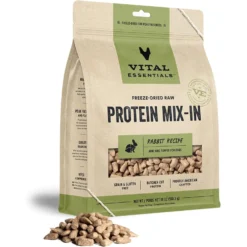 Vital Essentials Protein Mix-In Rabbit Recipe Mini Nibs Grain-Free Freeze-Dried Raw Dog Food Topper