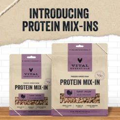 Vital Essentials Protein Mix-In Turkey Recipe Mini Nibs Grain-Free Freeze-Dried Raw Dog Food Topper -Pawsphoria Sales Store 846270 PT2. AC SS1800 V1685991700