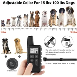 Luckypets 1640-ft Remote Range & Rechargeable With 3 Training Modes Dog Training Collar, Black -Pawsphoria Sales Store 853470 PT5. AC SS1800 V1687455023