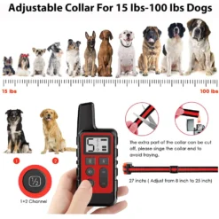 Luckypets IPX7 Waterproof Reveiver, Rechargable & 1640-ft Remote Range Dog Collar, Red 14 Luckypets IPX7 Waterproof Reveiver, Rechargable & 1640-ft Remote Range Dog Collar, Red -Pawsphoria Sales Store 853486 PT5. AC SS1800 V1687455453