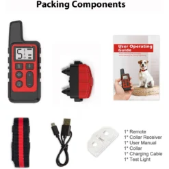 Luckypets IPX7 Waterproof Reveiver, Rechargable & 1640-ft Remote Range Dog Collar, Red 17 Luckypets IPX7 Waterproof Reveiver, Rechargable & 1640-ft Remote Range Dog Collar, Red -Pawsphoria Sales Store 853486 PT8. AC SS1800 V1687455452