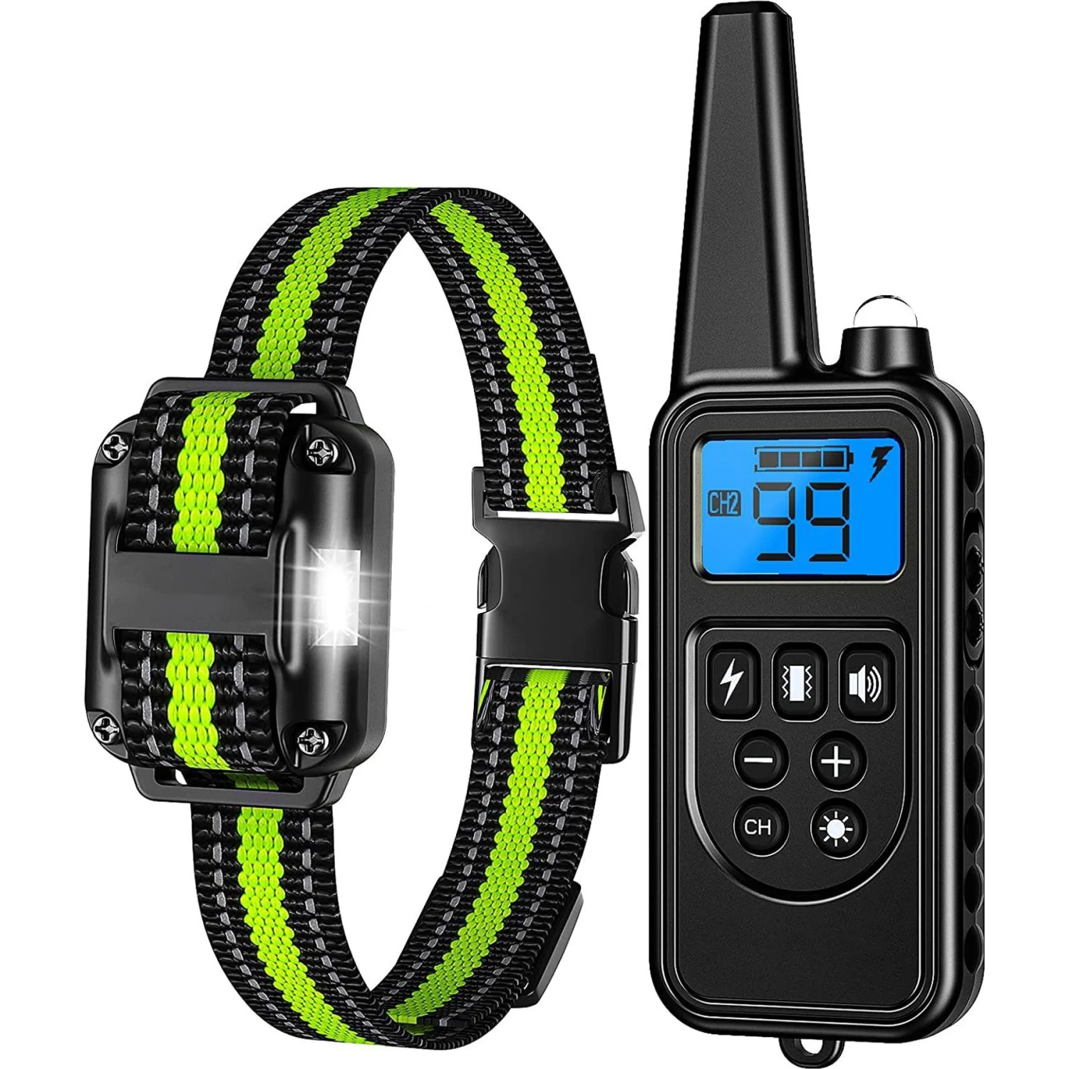 Luckypets 2600-ft Remote Range, Rechargeable & Waterproof Dog Collar, Black 1 Luckypets 2600-ft Remote Range, Rechargeable & Waterproof Dog Collar, Black