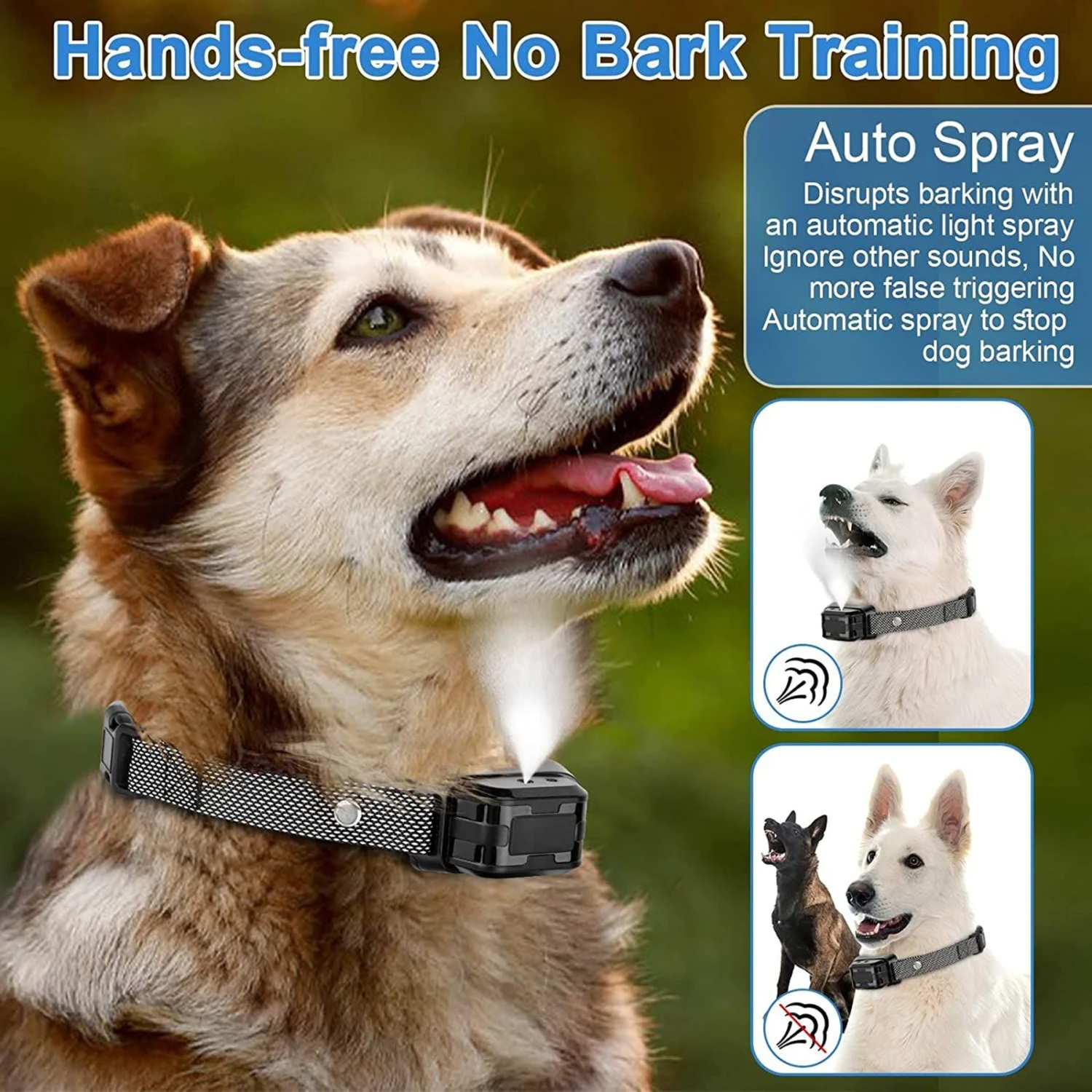 Luckypets Auto Citronella Dog Bark Collar, Black 2 Luckypets Auto Citronella Dog Bark Collar, Black - Image 2
