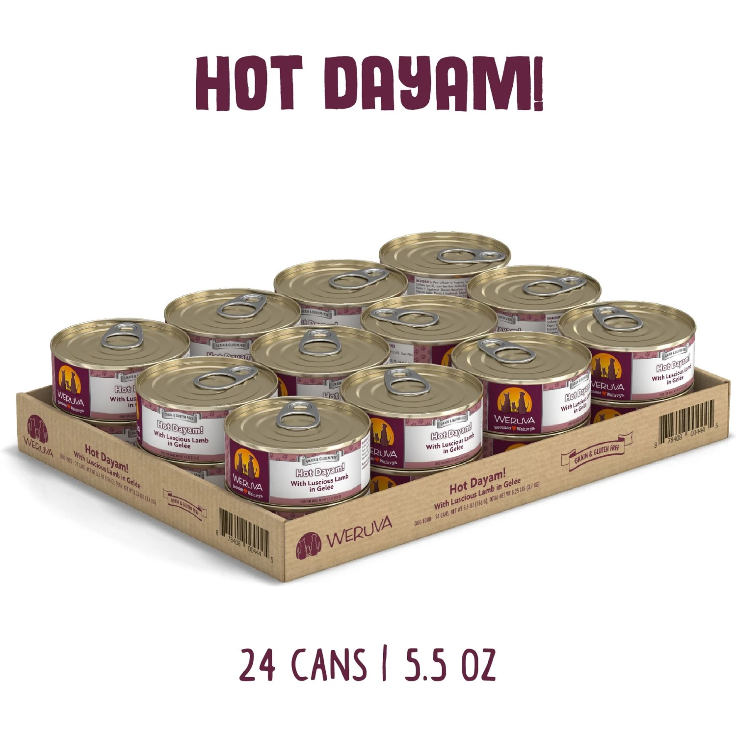 Weruva Hot Dayam! With Luscious Lamb In Gelee Grain-Free Canned Dog Food 2 Weruva Hot Dayam! With Luscious Lamb In Gelee Grain-Free Canned Dog Food - Image 2
