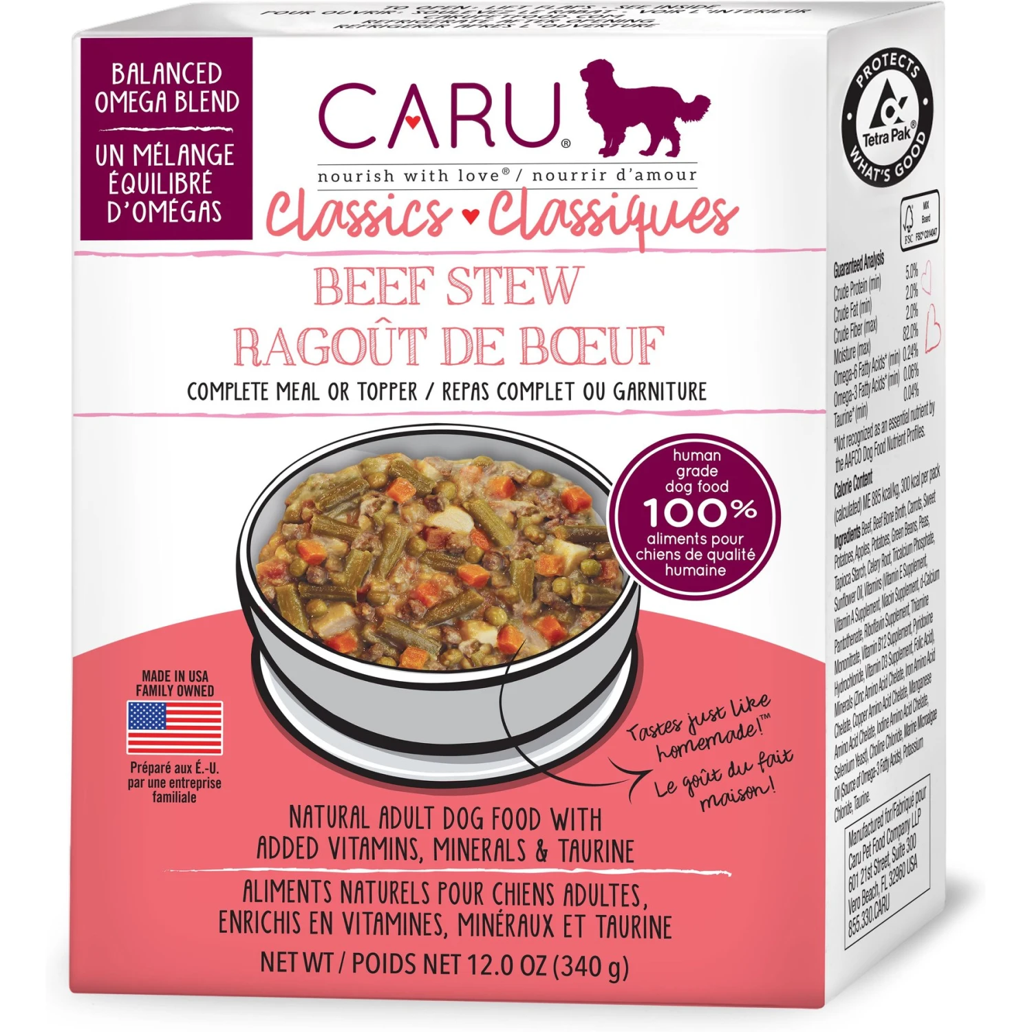 Caru Real Beef Stew Grain-Free Wet Dog Food 1 Caru Real Beef Stew Grain-Free Wet Dog Food