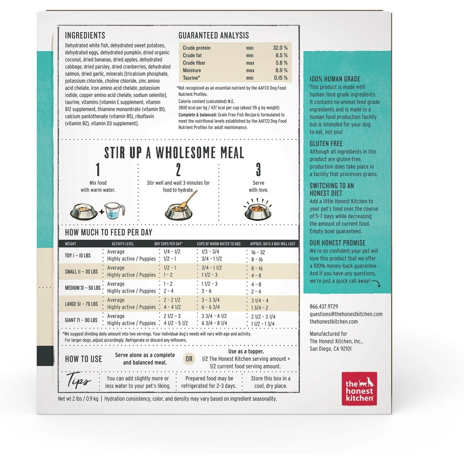 The Honest Kitchen Grain-Free Fish Dehydrated Dog Food 2 The Honest Kitchen Grain-Free Fish Dehydrated Dog Food - Image 2