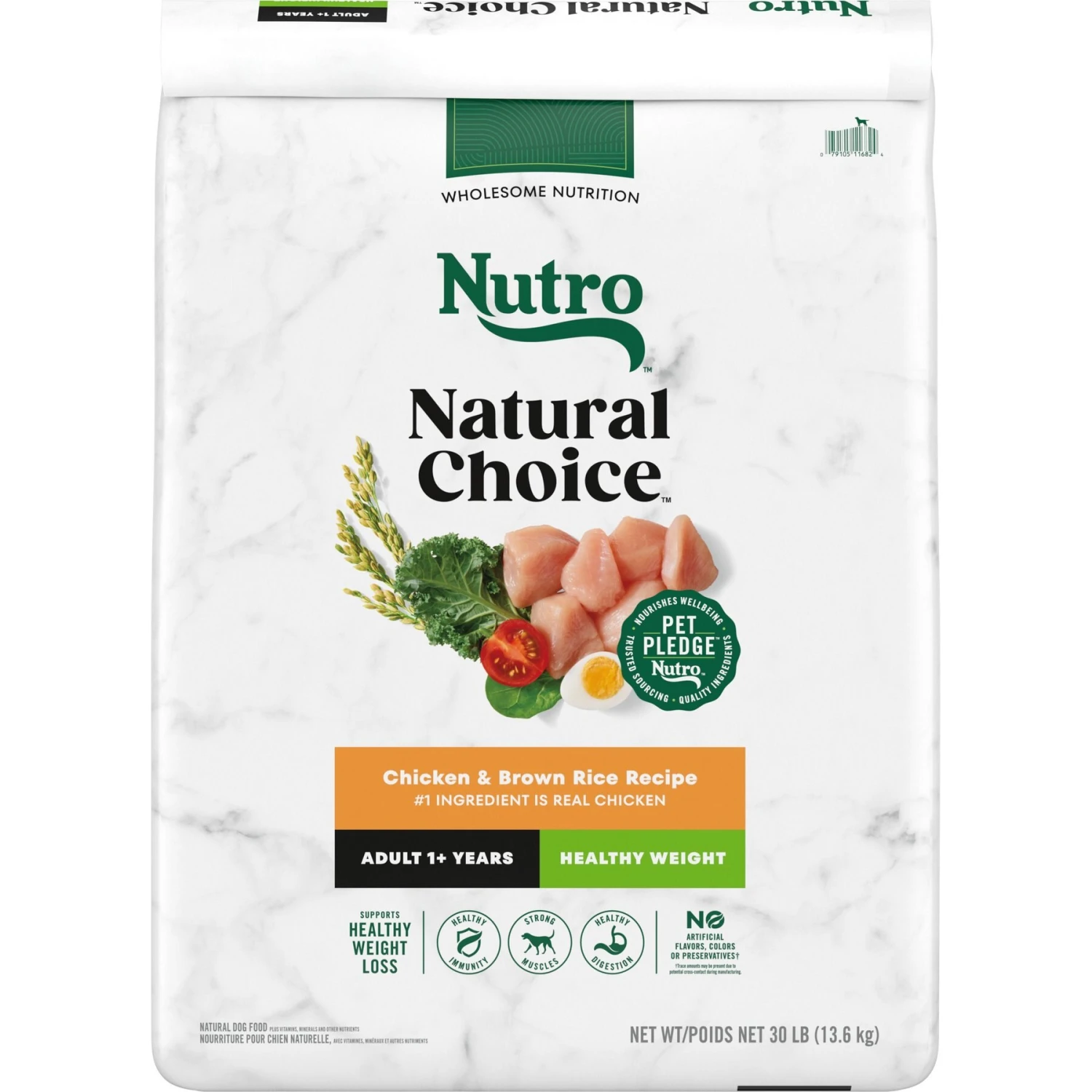 Nutro Natural Choice Healthy Weight Adult Chicken & Brown Rice Recipe Dry Dog Food 1 Nutro Natural Choice Healthy Weight Adult Chicken & Brown Rice Recipe Dry Dog Food
