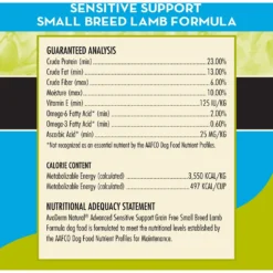 AvoDerm Advanced Sensitive Support Lamb Formula Grain-Free Small Breed Adult Dry Dog Food -Pawsphoria Sales Store 86931 PT4. AC SS1800 V1604963808