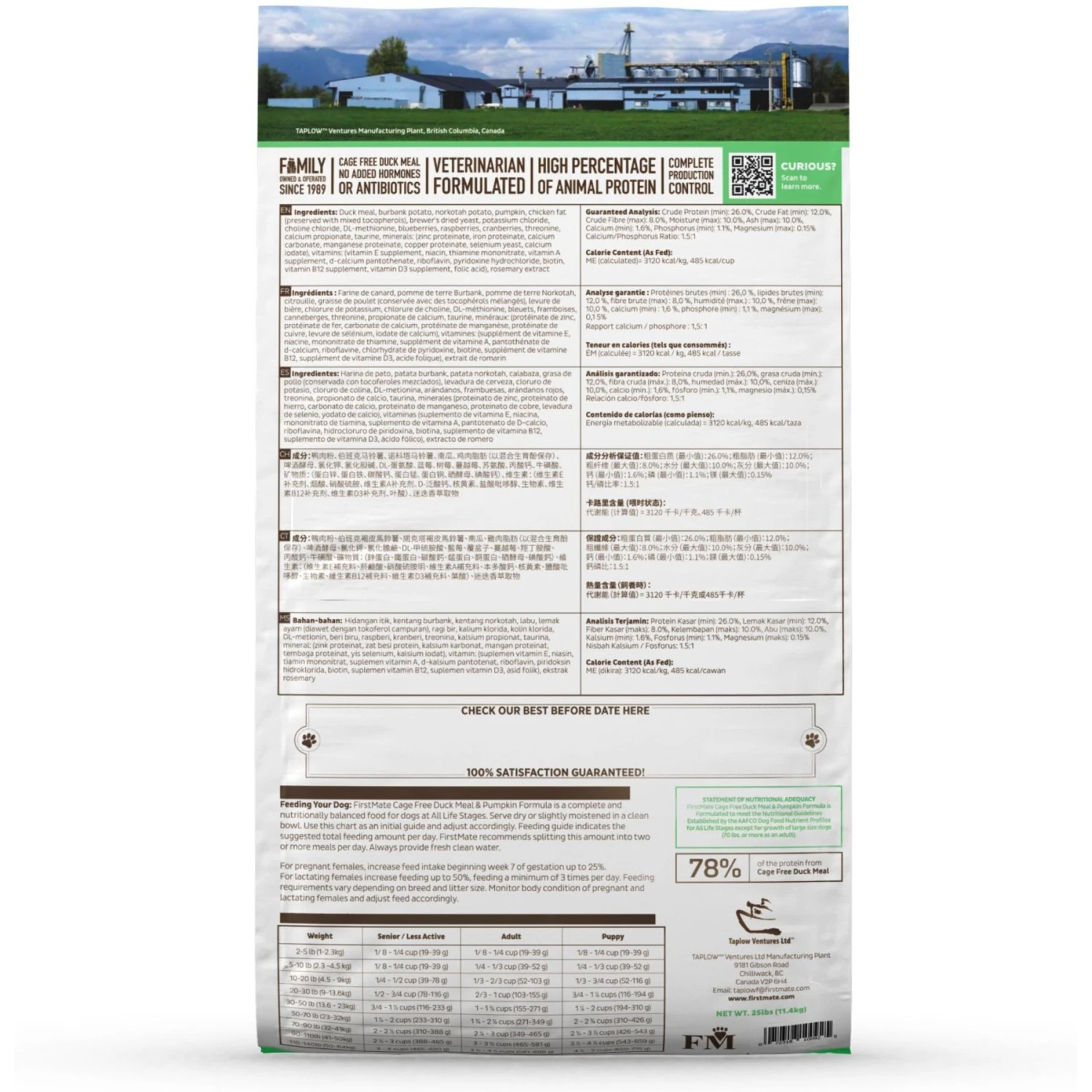 Firstmate Limited Ingredient Cage Free Duck Meal & Pumpkin Formula Dog Food 2 Firstmate Limited Ingredient Cage Free Duck Meal & Pumpkin Formula Dog Food - Image 2