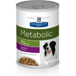 Hill's Prescription Diet Metabolic Weight Management Vegetable & Beef Stew Canned Dog Food