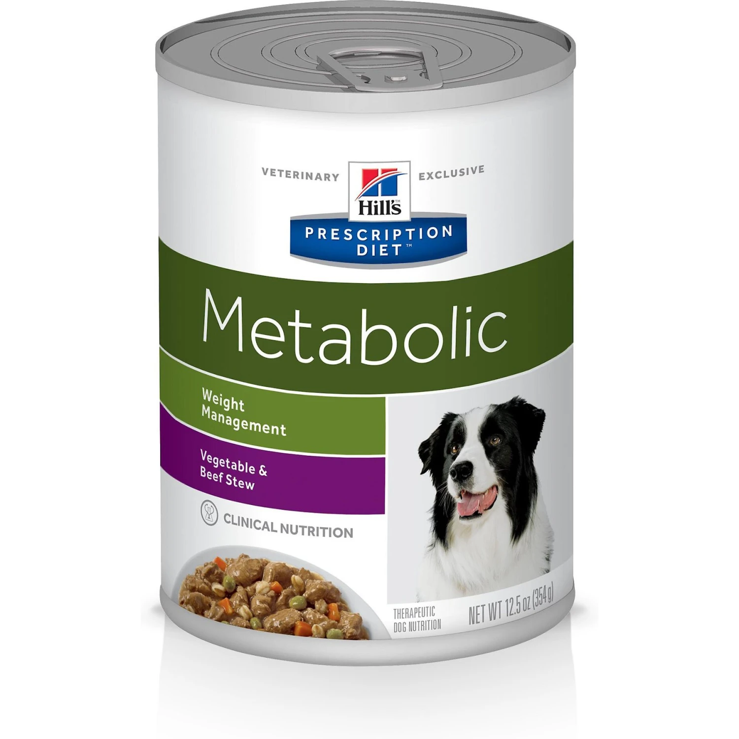 Hill's Prescription Diet Metabolic Weight Management Vegetable & Beef Stew Canned Dog Food 1 Hill's Prescription Diet Metabolic Weight Management Vegetable & Beef Stew Canned Dog Food