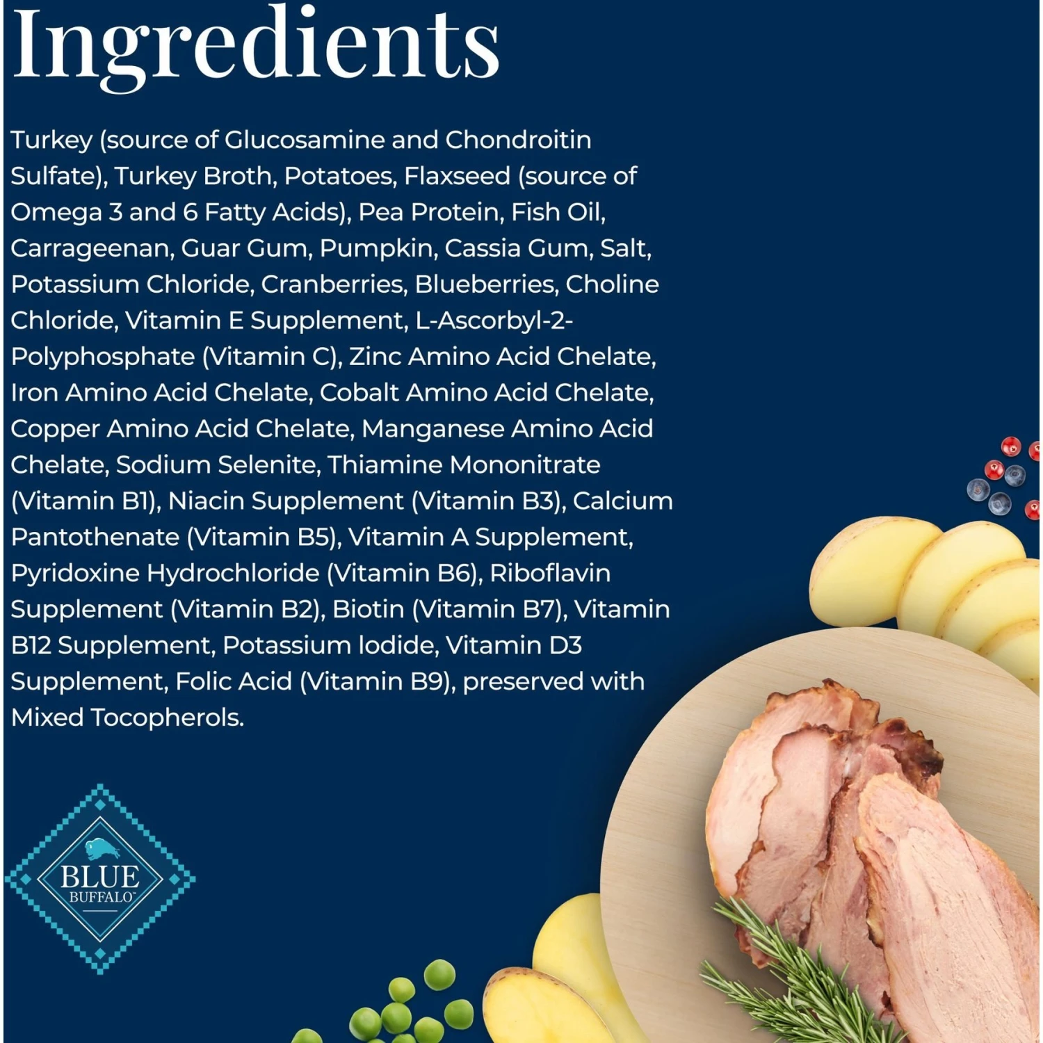 Blue Buffalo Basics Skin & Stomach Care Grain-Free Turkey & Potato Senior Canned Dog Food 5 Blue Buffalo Basics Skin & Stomach Care Grain-Free Turkey & Potato Senior Canned Dog Food - Image 5