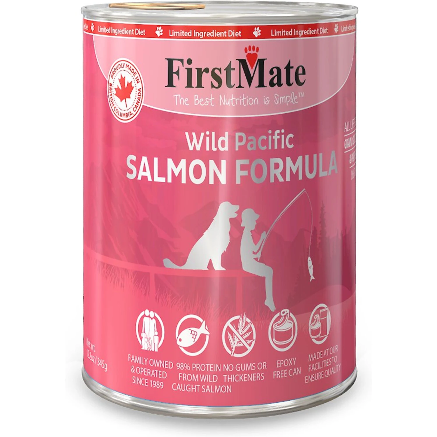 Firstmate Salmon Formula Limited Ingredient Grain-Free Canned Dog Food 1 Firstmate Salmon Formula Limited Ingredient Grain-Free Canned Dog Food