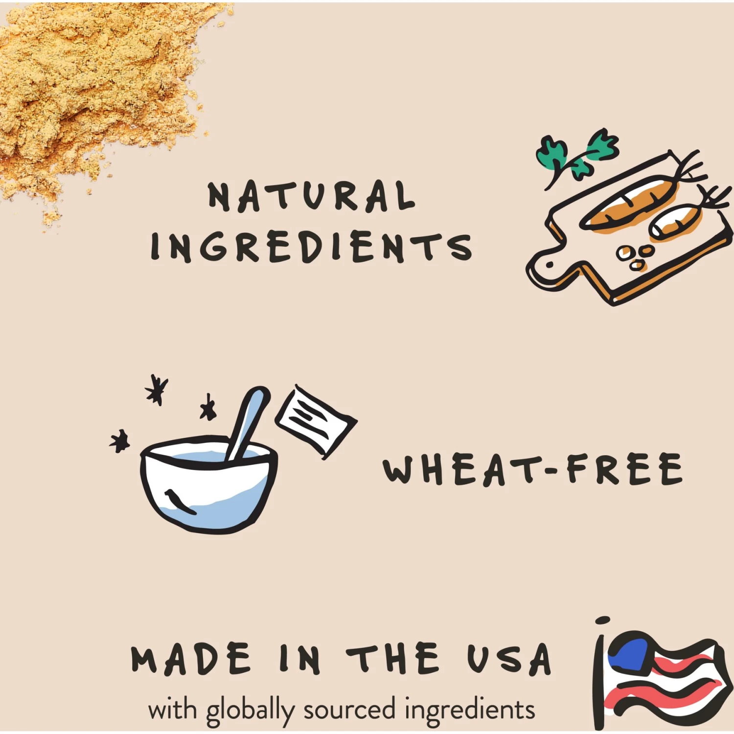 Bocce's Bakery Cheese & Sweet Potato Wheat-Free Dog Food Topper, 8-oz Bag 3 Bocce's Bakery Cheese & Sweet Potato Wheat-Free Dog Food Topper, 8-oz Bag - Image 3