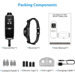 Petdiary T300 Waterproof Dog Remote Training Collar, Black -Pawsphoria Sales Store 892774 PT8. AC SS1800 V1689687932