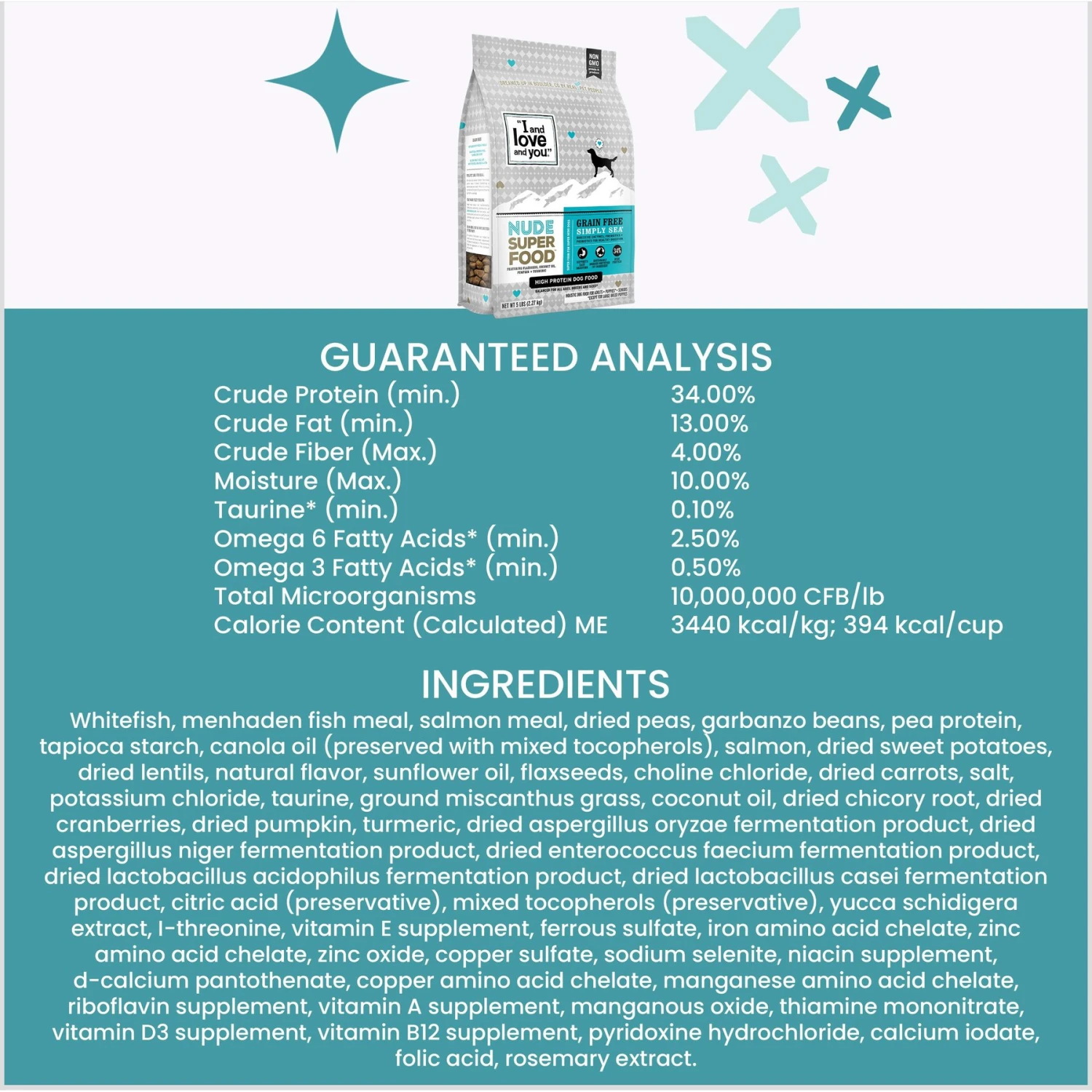 I And Love And You Nude Food Grain-Free Simply Sea Dry Dog Food 7 I And Love And You Nude Food Grain-Free Simply Sea Dry Dog Food - Image 7