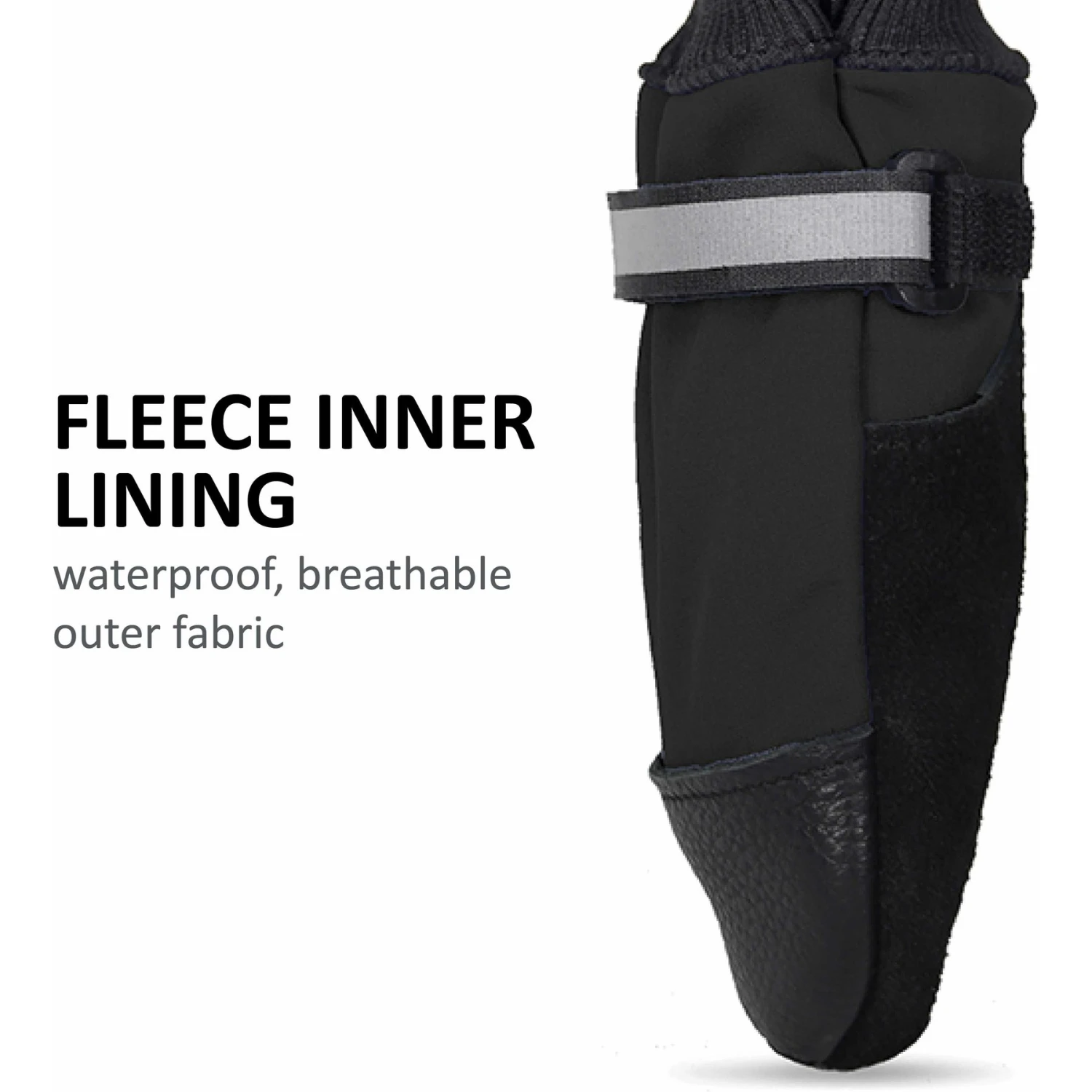 Muttluks Deluxe Winter Dog Boots With Waterproof Fabric, 4 Boots 6 Muttluks Deluxe Winter Dog Boots With Waterproof Fabric, 4 Boots - Image 6