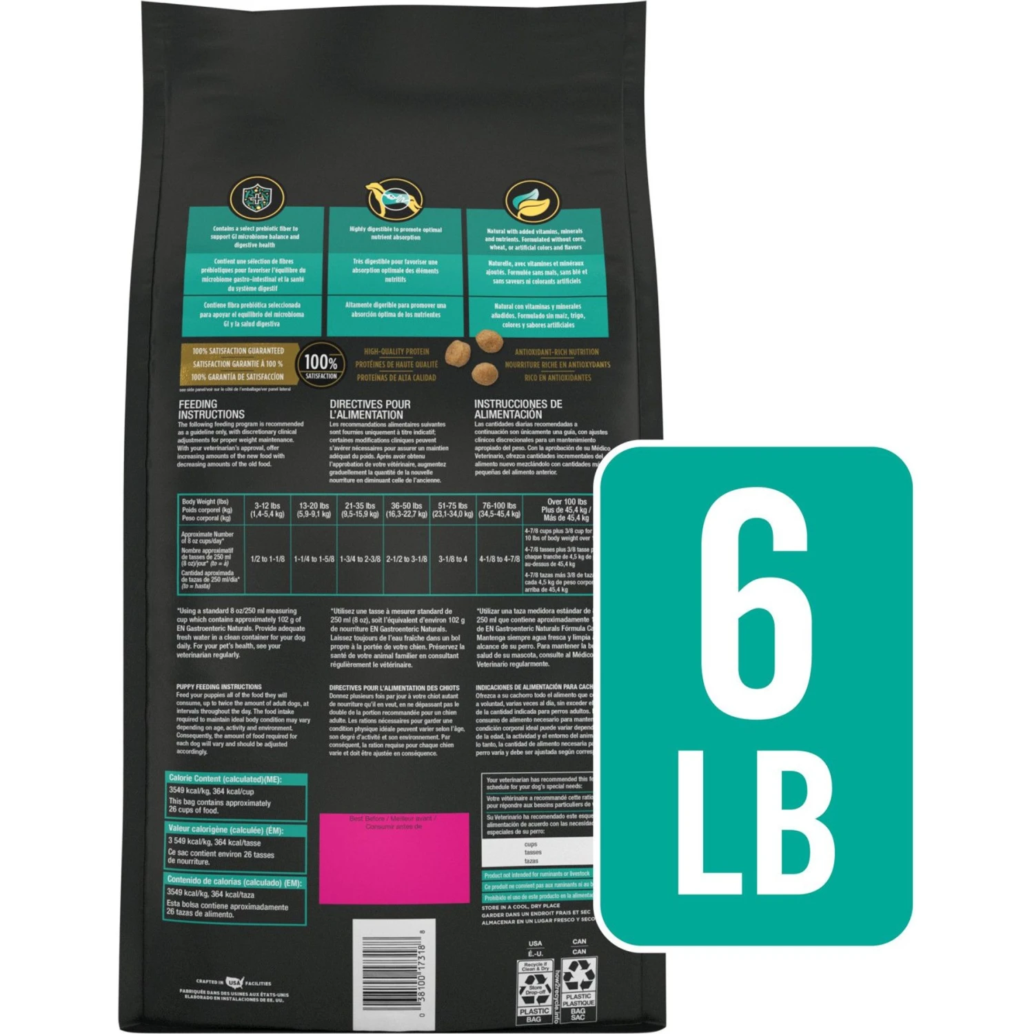 Purina Pro Plan Veterinary Diets EN Gastroenteric Naturals Dry Dog Food 2 Purina Pro Plan Veterinary Diets EN Gastroenteric Naturals Dry Dog Food - Image 2
