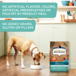 Rachael Ray Nutrish Zero Grain Natural Salmon & Sweet Potato Recipe Grain-Free Dry Dog Food -Pawsphoria Sales Store 89963 PT4. AC SS1800 V1657661110