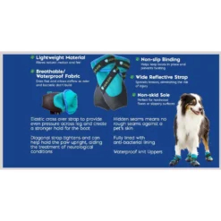 Healers Urban Walker III Waterproof Dog Boots -Pawsphoria Sales Store 899974 PT8. AC SS1800 V1688073589