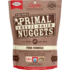 Primal Pork Formula Nuggets Grain-Free Raw Freeze-Dried Dog Food