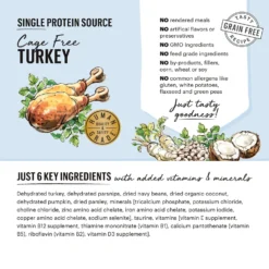 The Honest Kitchen Limited Ingredient Diet Turkey Recipe Grain-Free Dehydrated Dog Food -Pawsphoria Sales Store 90624 PT2. AC SS1800 V1649750782
