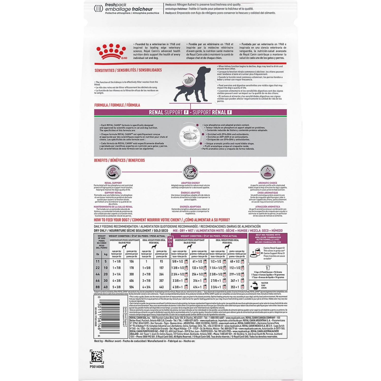 Royal Canin Veterinary Diet Adult Renal Support F Dry Dog Food 2 Royal Canin Veterinary Diet Adult Renal Support F Dry Dog Food - Image 2