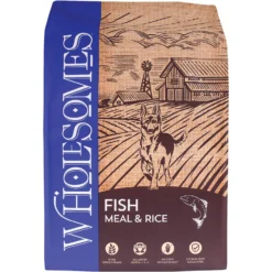 Wholesomes Fish Meal & Rice Formula Adult Dry Dog Food