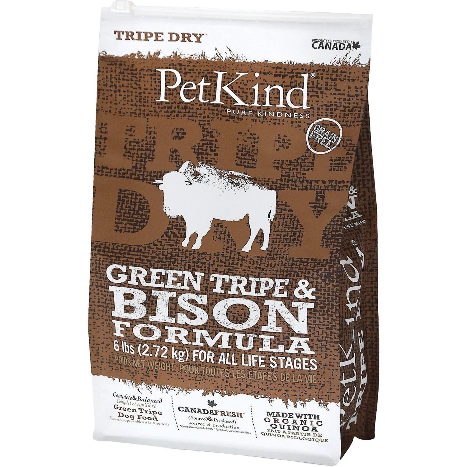 PetKind Tripe Dry Grain-Free Green Tripe & Bison Formula Dry Dog Food 1 PetKind Tripe Dry Grain-Free Green Tripe & Bison Formula Dry Dog Food