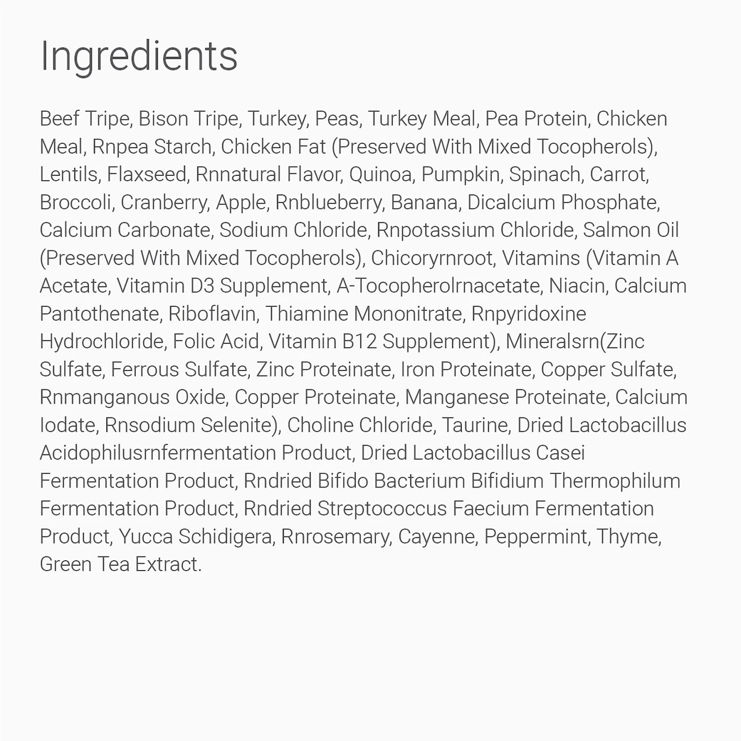 PetKind Tripe Dry Grain-Free Green Tripe & Bison Formula Dry Dog Food 3 PetKind Tripe Dry Grain-Free Green Tripe & Bison Formula Dry Dog Food - Image 3